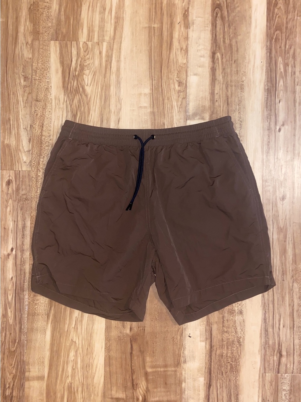 Everlane Sport Short Mens Large Brown Recycled Nylon Stretch Running